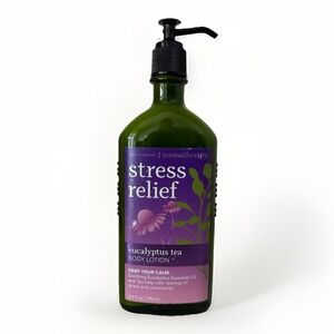New BATH & BODY WORKS AROMATHERAPY STRESS RELIEF EUCALYPTUS TEA LOTION BBW